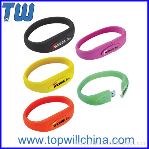 Silicone Wristband Pen Drive Usb Free Prinring